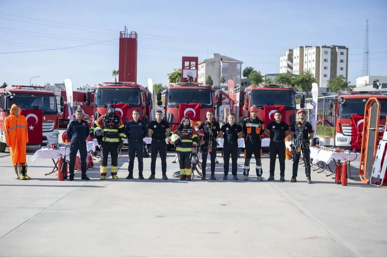 Mersin itfaiyesi modern ekipmanlarla güçlendi