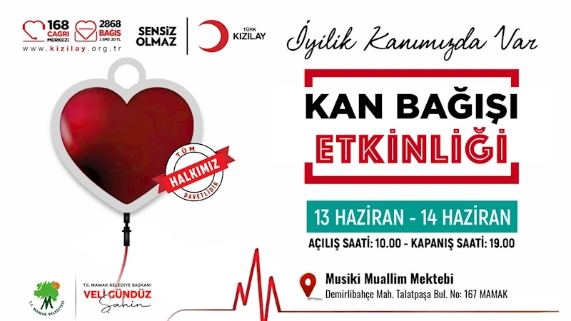 Mamaklılar Kan Bağışında Buluşuyor